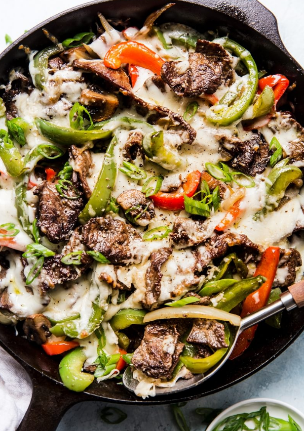 Lean Green Healthy Skillet Philly Cheese Steak Optavia Lean And