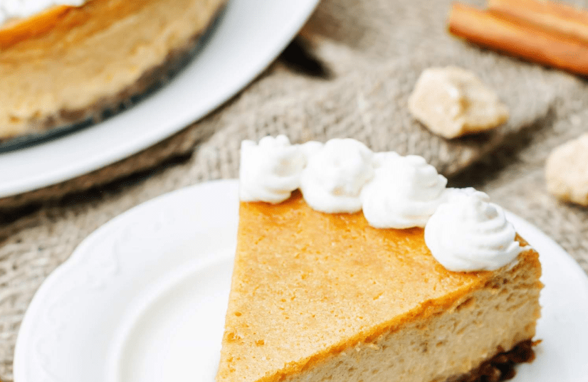 LEAN AND GREEN PUMPKIN CHOCOLATE CHEESECAKE