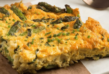 LEAN & GREEN ASPARAGUS & CRAB MEAT FRITTATA