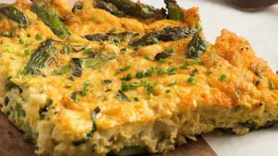 LEAN & GREEN ASPARAGUS & CRAB MEAT FRITTATA