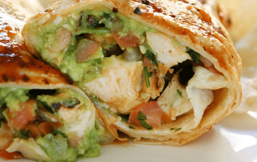 LEAN & GREEN CHICKEN BURRITOS