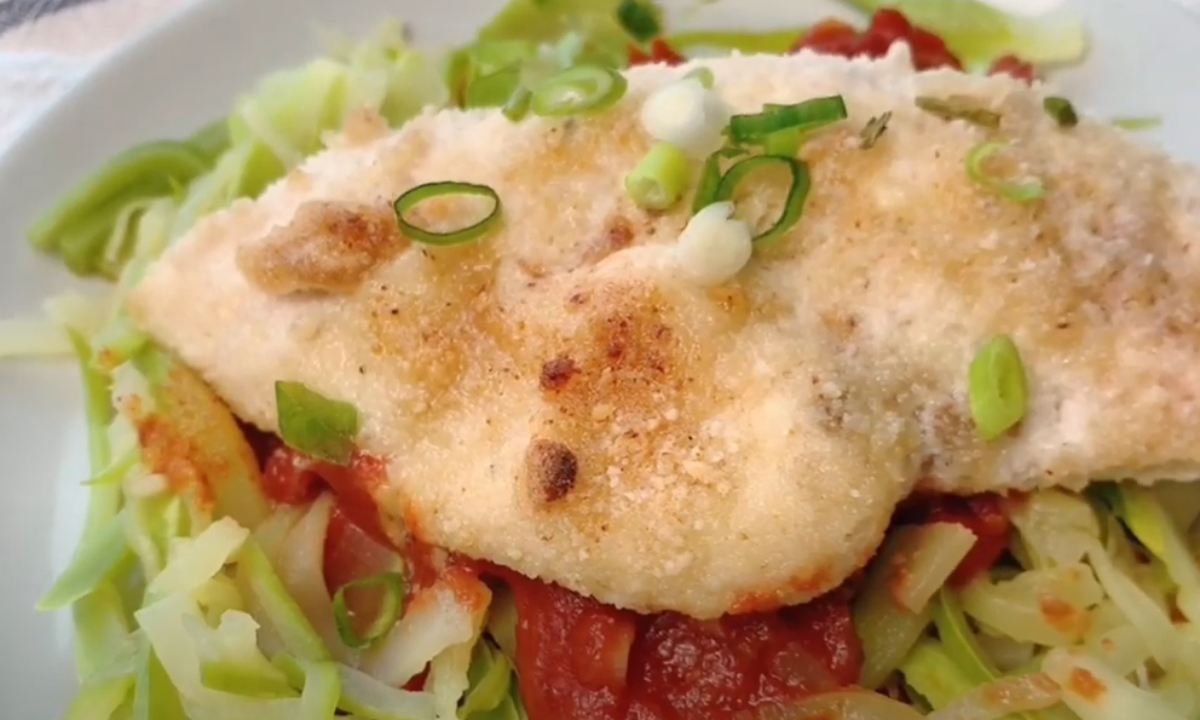 LEAN & GREEN CHICKEN PARMESAN - Optavia Lean And Green Recipes