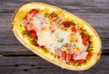 LEAN AND GREEN SPAGHETTI SQUASH LASAGNA