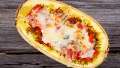 LEAN AND GREEN SPAGHETTI SQUASH LASAGNA