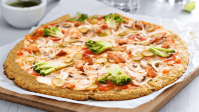 LEAN AND GREEN BBQ CHICKEN PIZZA