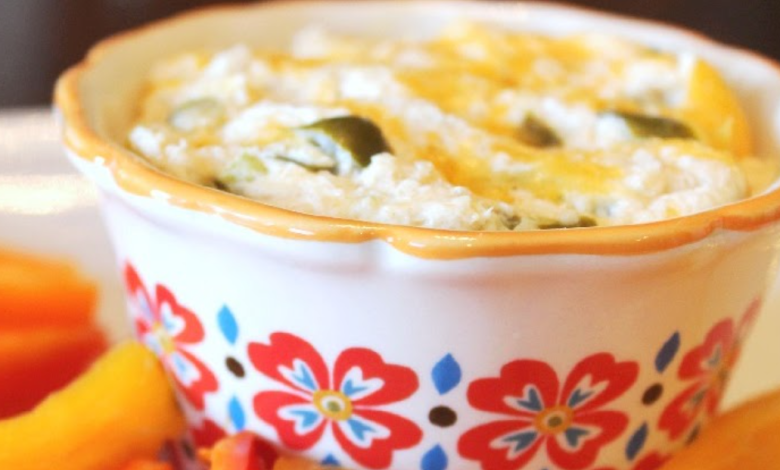 Lean and green Jalapeno Popper Chicken Dip