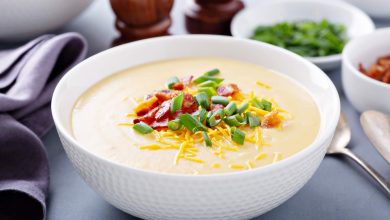 Faux Baked Potato Soup