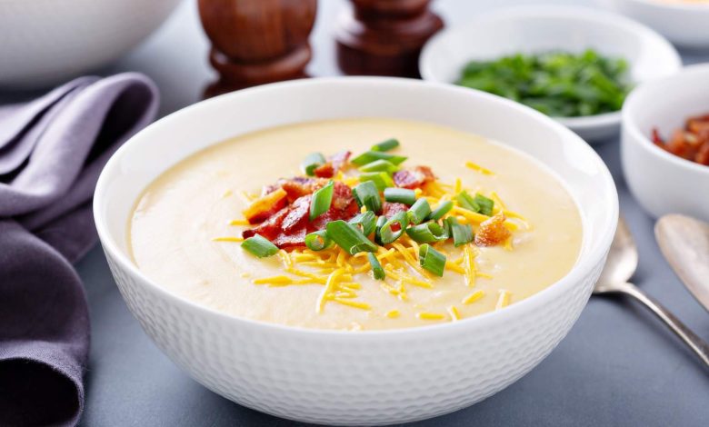 Faux Baked Potato Soup