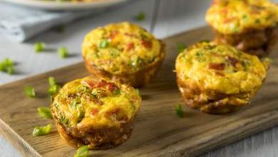 Kale, Tomato, & Goat Cheese Egg Muffins