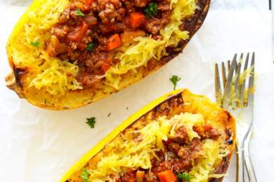 Spaghetti Squash Bolognese