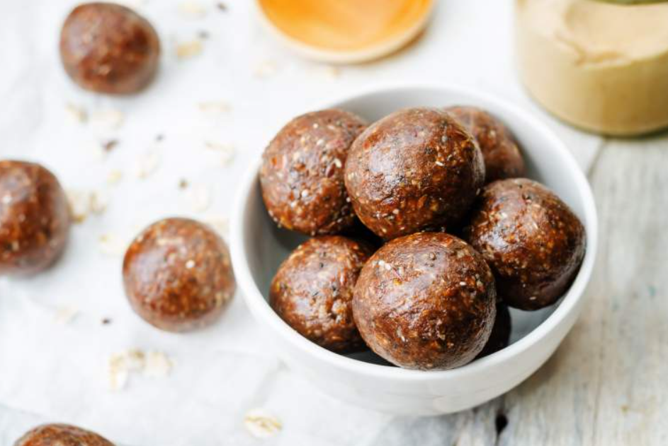 2-Ingredient Peanut Butter Energy Bites