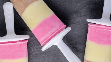 Neopolitan Froyo Popsicles