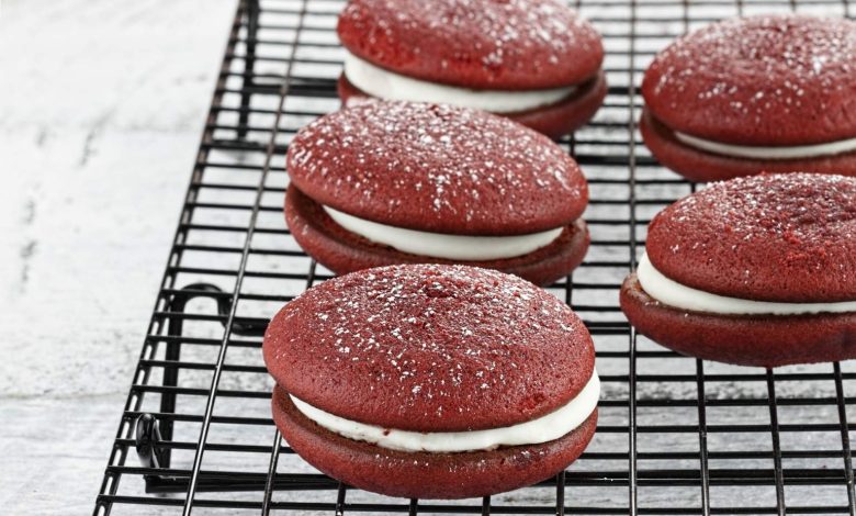 Red Velvet Whoopie Pies