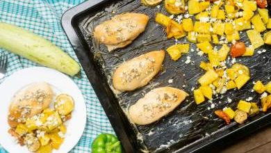 Sheet Pan Mediterranean Chicken & Vegetables